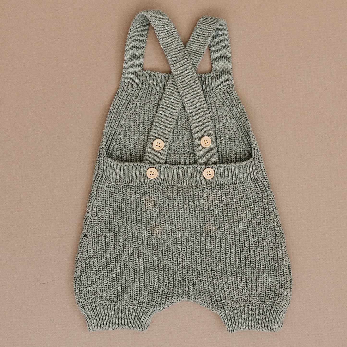 Sage Pocket Knit Overalls ** Manufacture Error