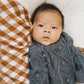 Charcoal Cable Knit Sweater