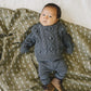 Charcoal Cable Knit Sweater
