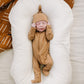 Mustard Bamboo Newborn Knot Hat