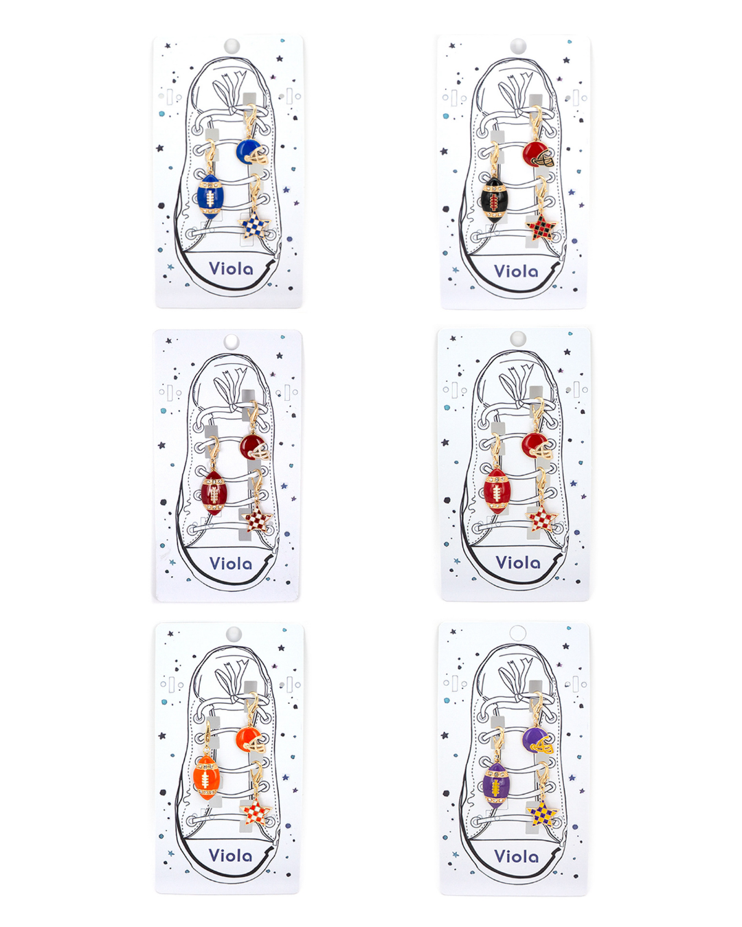 Game Day Shoe Charms