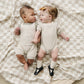 Oatmeal Pocket Knit Overalls