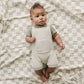 Oatmeal Pocket Knit Overalls