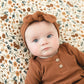 Mustard Organic Cotton Ribbed Head Wrap