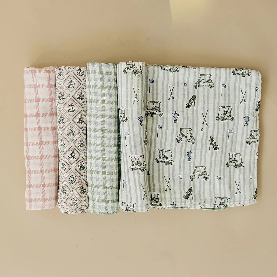 Country Garden Floral Muslin Swaddle Blanket