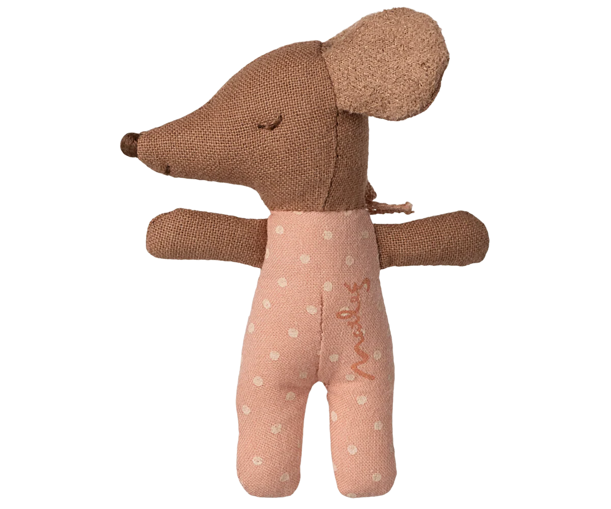Sleepy Wakey, Baby Mouse - Rose