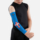 Teal Baseball Cross Kids Arm Sleeve