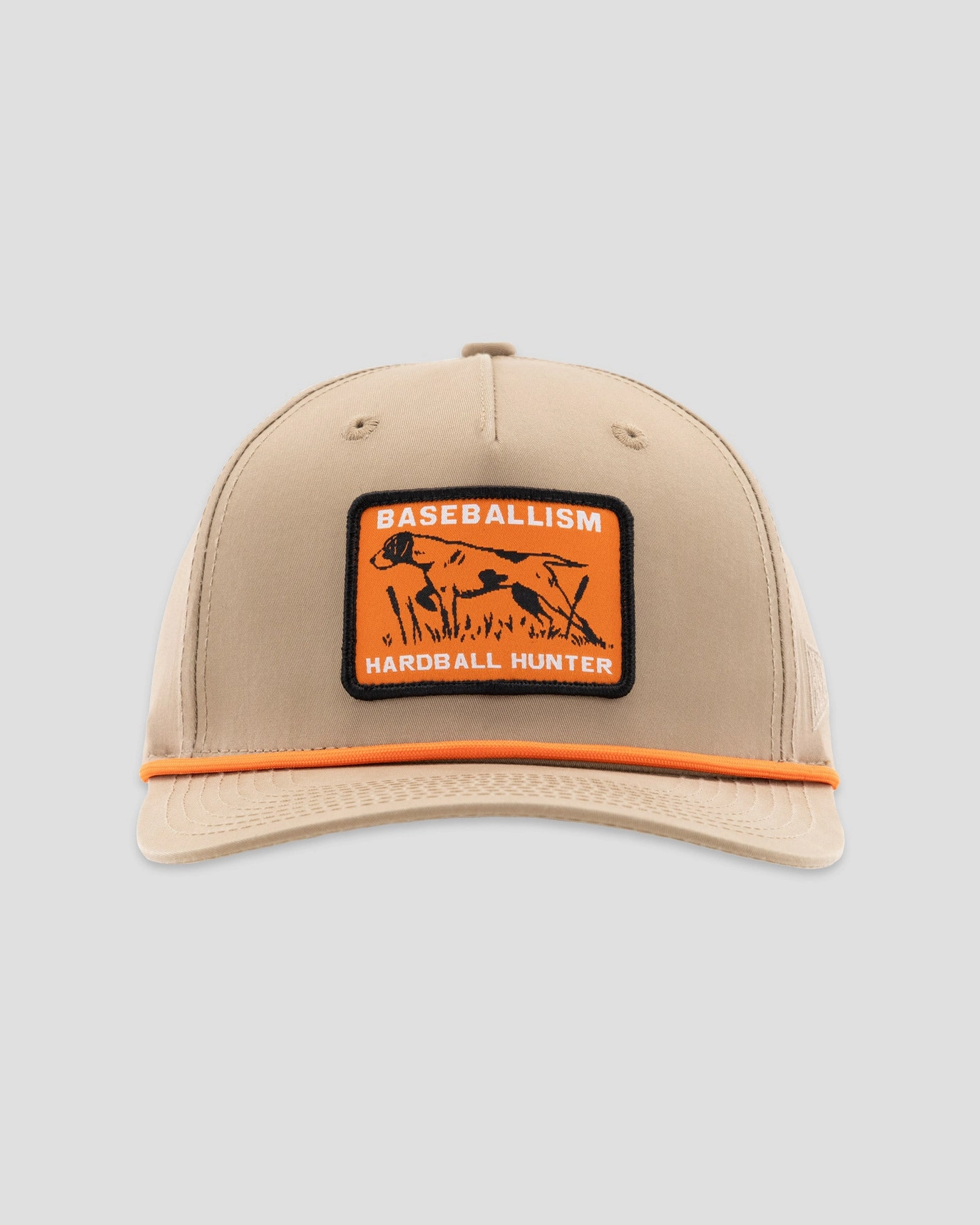 Hardball Hunter Five Panel Rope Cap - Khaki