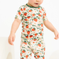 Vintage Strawberry Short Sleeve Bamboo Set