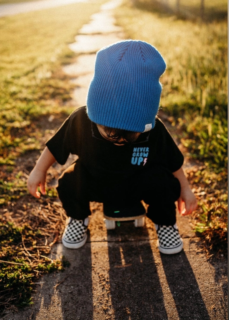 Never Grow Up T-Shirt Blue