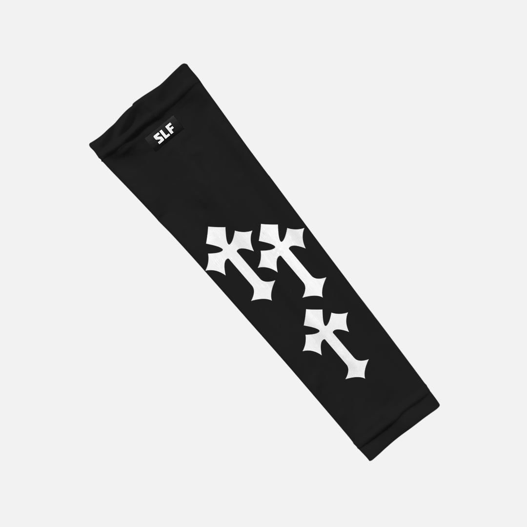 Black Gothic Cross Kids Arm Sleeve