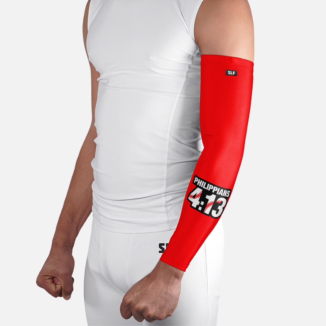 Philippians 4:13 Baseball Arm Sleeve