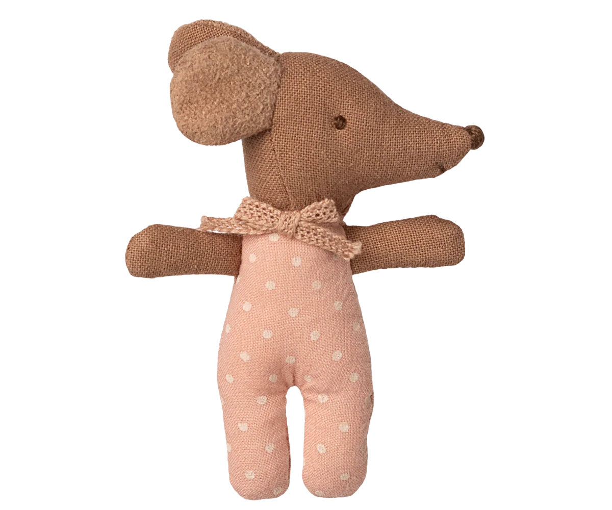 Sleepy Wakey, Baby Mouse - Rose