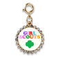 Gold Girl Scout Medallion Charm