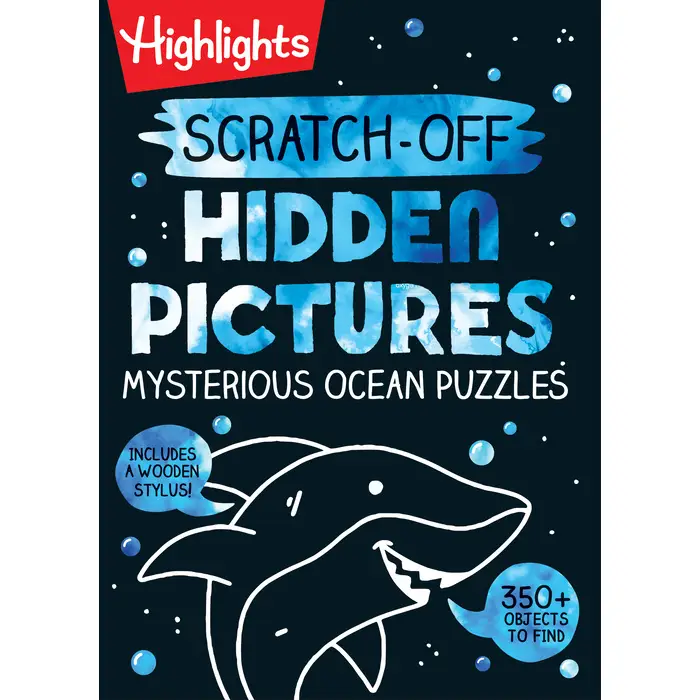 Scratch-Off Hidden Pictures Mysterious Ocean Puzzles