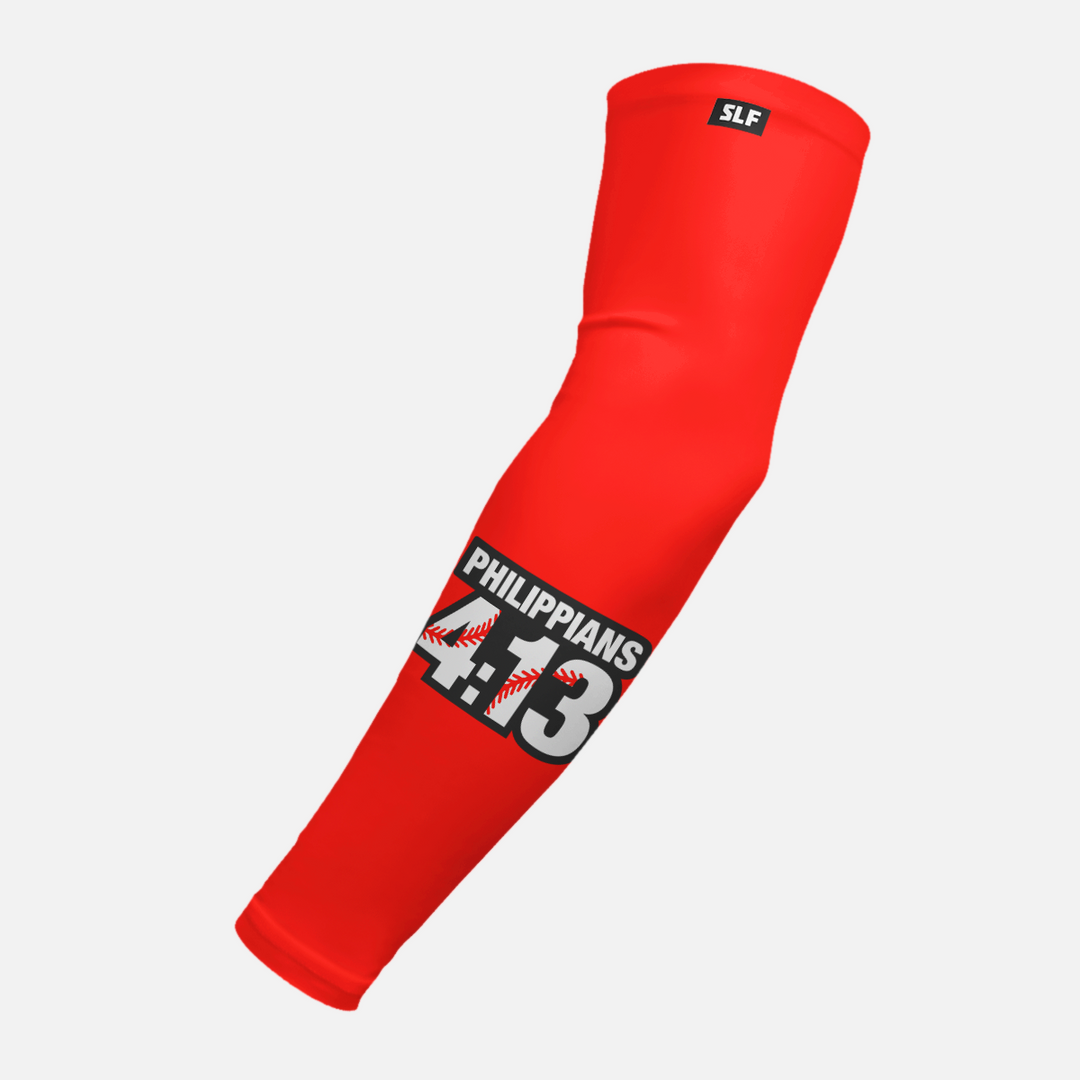 Philippians 4:13 Baseball Arm Sleeve