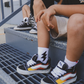 Bolt Crew Socks White