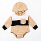 Color Block Hooded Onesie