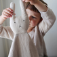 Natural Sand Bunny Lovey Blanket