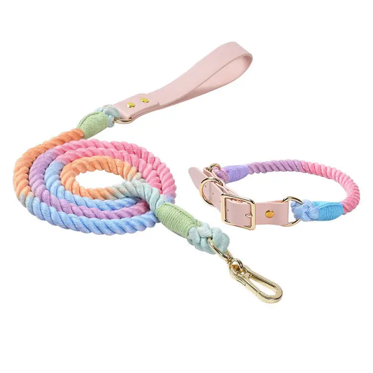 Loofie - Colorful Dog Collar & Leash