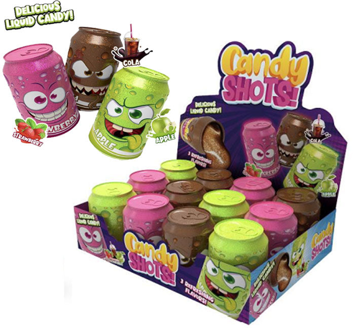 RAINDROPS LIQUID CANDY SHOTS - STRAW & COLA & APPLE
