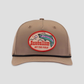 Fishing Club Patch Rope Cap - Brown