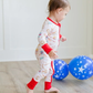Baseball Snacks Zipper Onesie