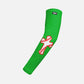 Green Baseball Cross Kids Arm Sleeve