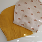 Golden/Rainbow Burp Cloths