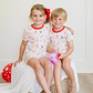 Baseball Snacks Two Piece Pajama Short Set