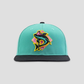 Shark Attack Cap (Teal) - Youth