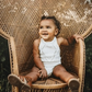 Crochet Halter Romper - Gardenia
