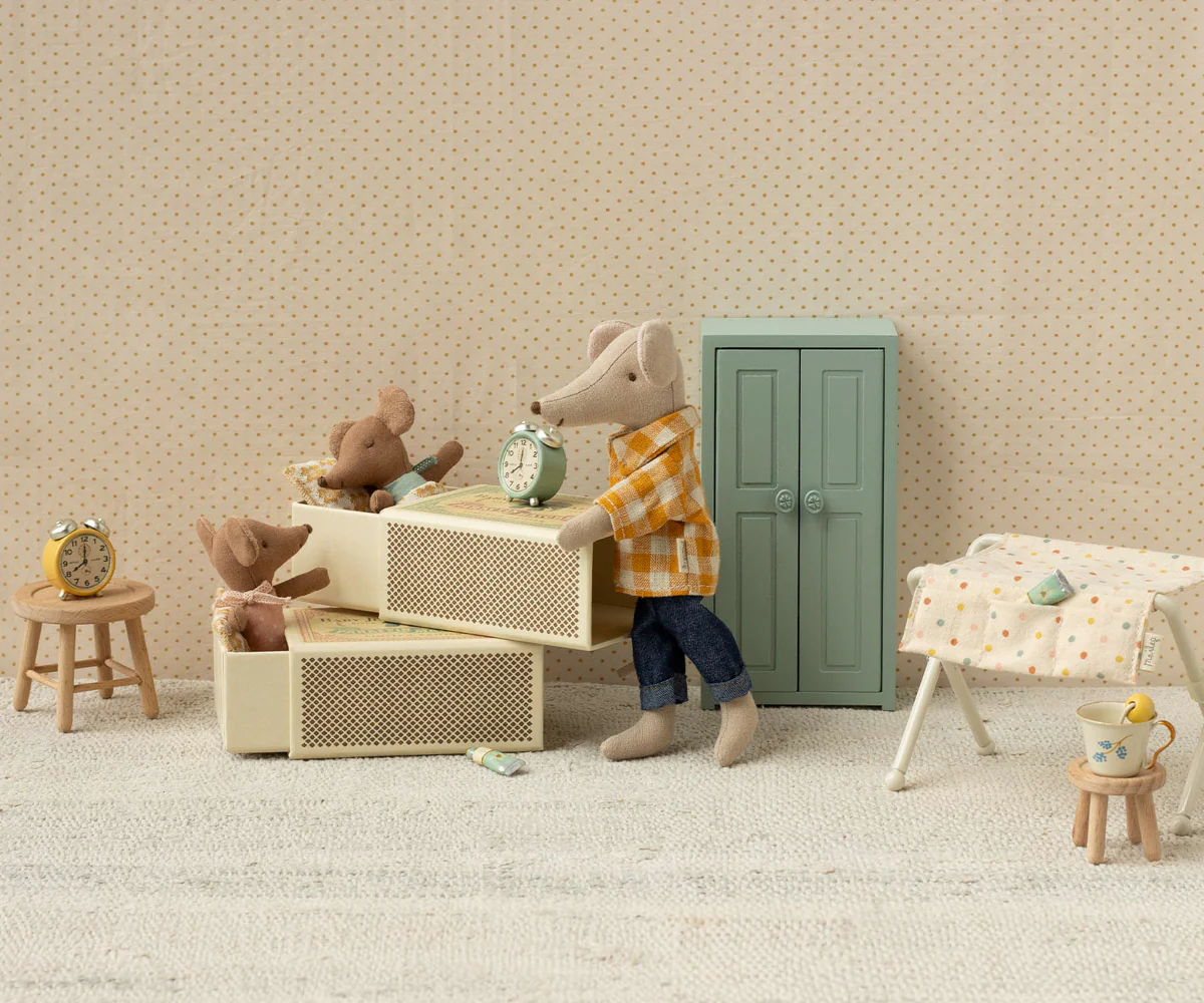 Sleepy Wakey, Baby Mouse - Rose
