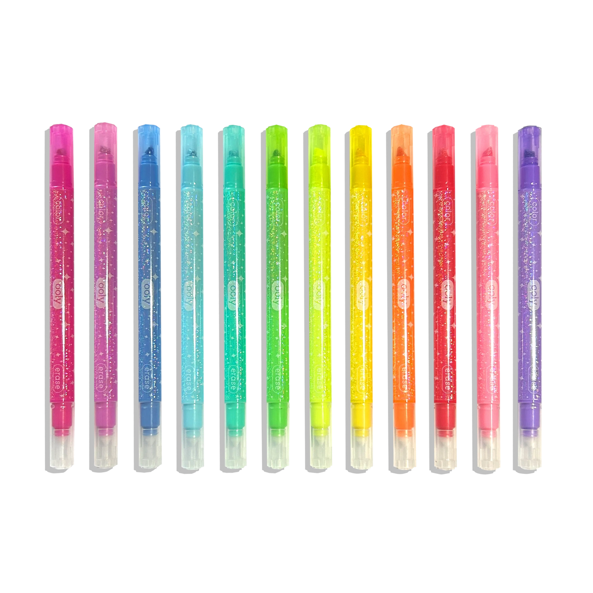 Make No Mistake! Glittery Erasable Markers - Set of 12