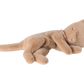 Sleeping kitten plush, Small - Cream peach