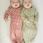 Green Gingham Knot Gown
