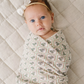 Country Garden Floral Muslin Swaddle Blanket