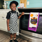 Black Check Child Apron