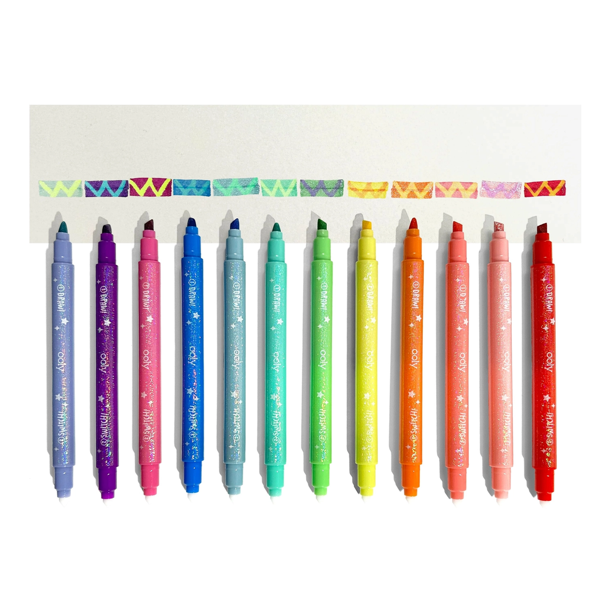 Switch-Eroo! Sparkle Color Changing Markers - Set of 12
