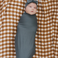 Charcoal Bamboo Stretch Swaddle