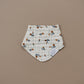 Cream Floral Bib
