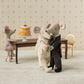 Wedding mice couple in box, Mum and Dad