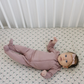 Country Garden Floral Muslin Crib Sheet