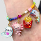 Gold Swivel Axolotl Charm