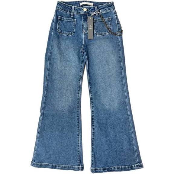 Girls Front Pocket Flare