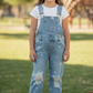 Distressed Star Overalls
