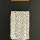 Cream Floral Muslin Swaddle Blanket