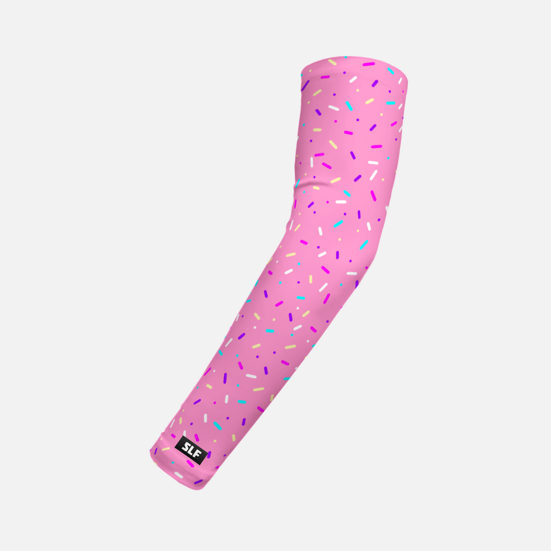 Pink Sprinkle Blast Kids Arm Sleeve