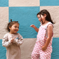 Pink Checker Overalls