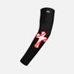 Black Baseball Cross Kids Arm Sleeve
